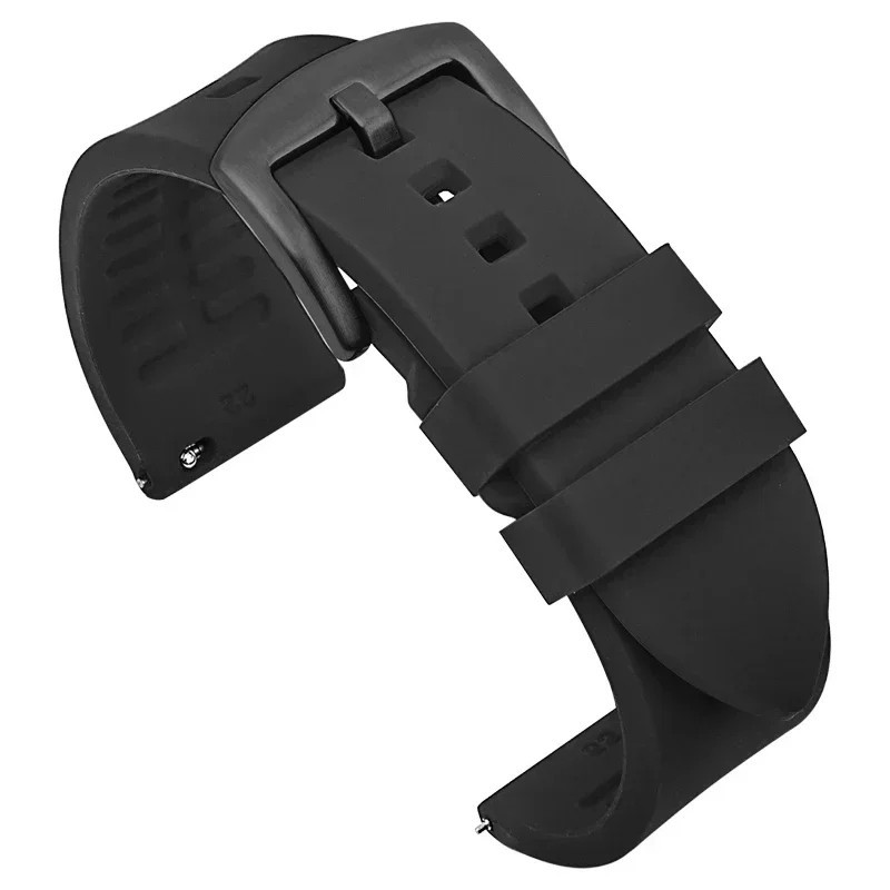 18mm 20mm 22mm Soft Silicone Watch Band Divers Replacement Strap Quick Release