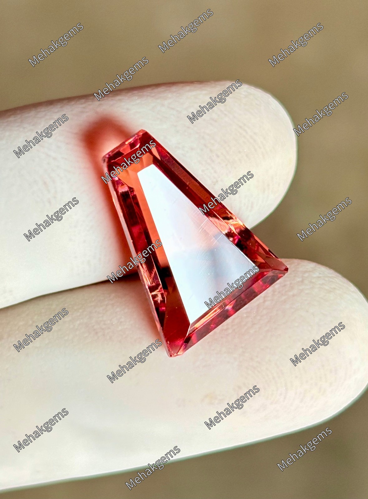 12 Ct Color Changing Zultanite Gemstone, Trapezoid Fantasy Cut Statement Stone