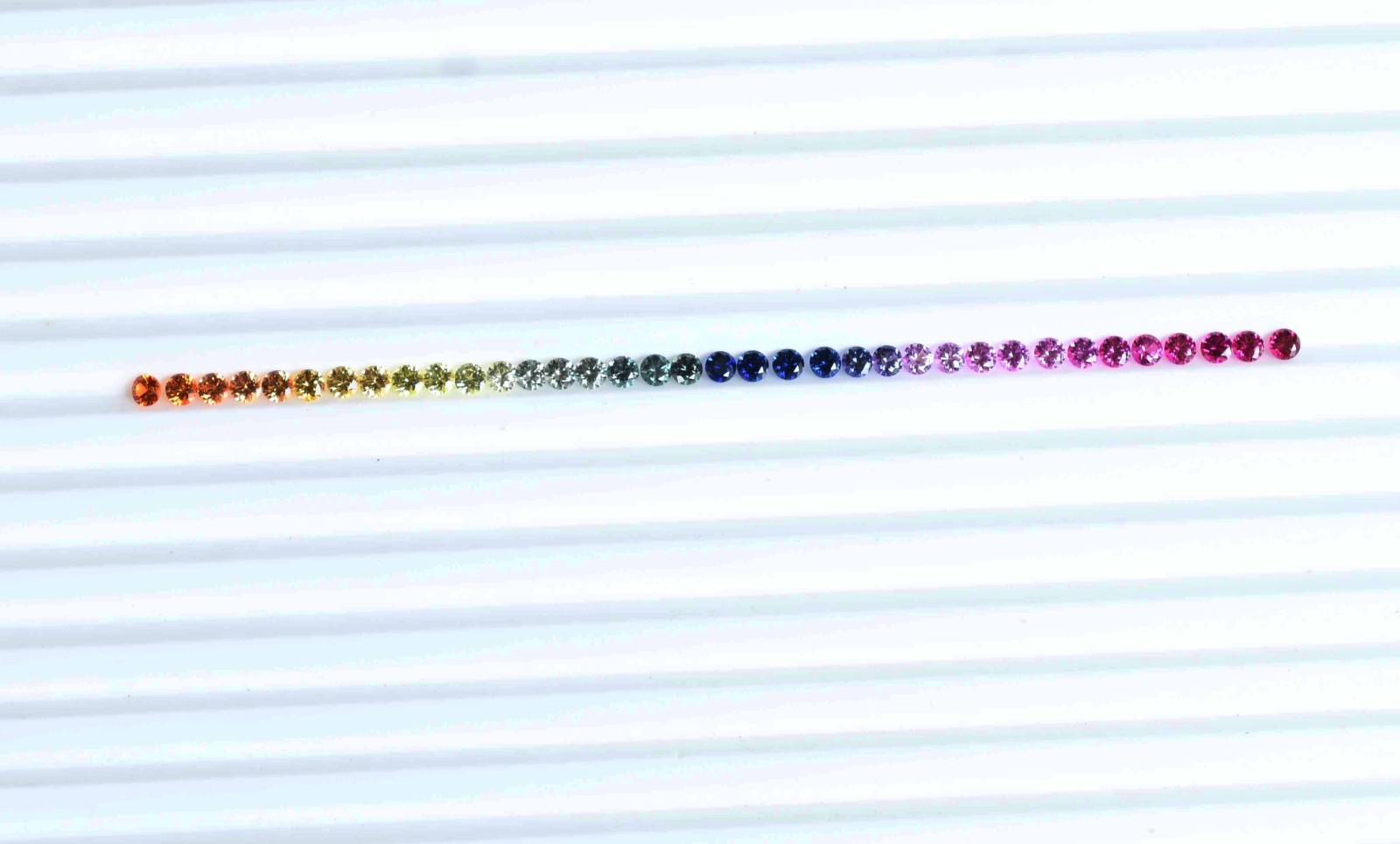 3.00 mm Natural Rainbow Sapphire Round Shape 36 pcs Stunning Loose Gemstone