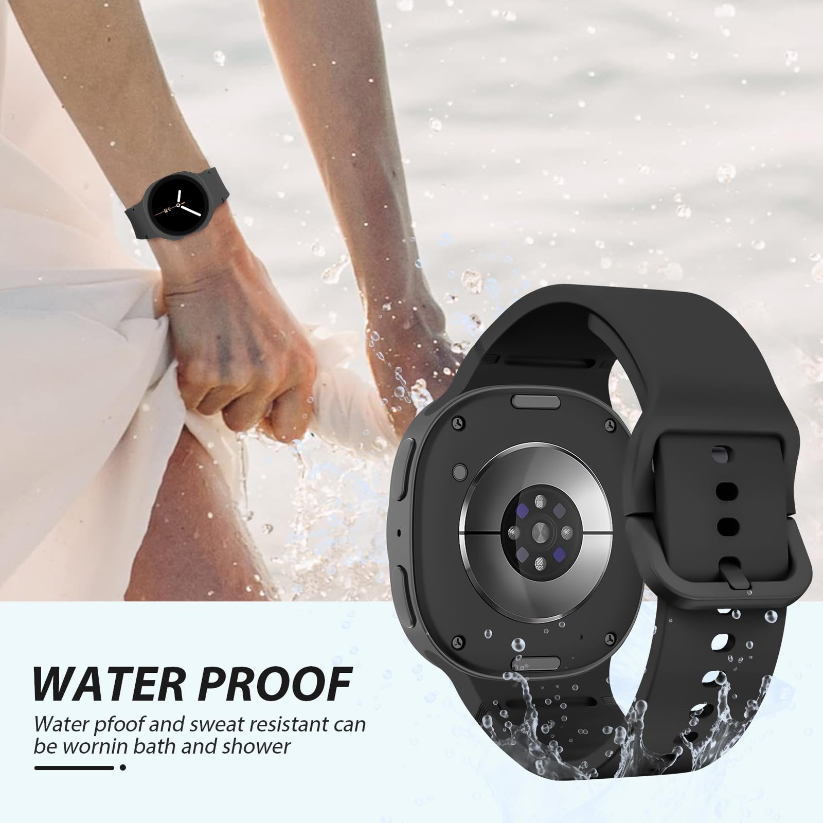 Sport Band for Samsung 5.51 inches to 8.1 (140 mm 205 mm), 01-Black