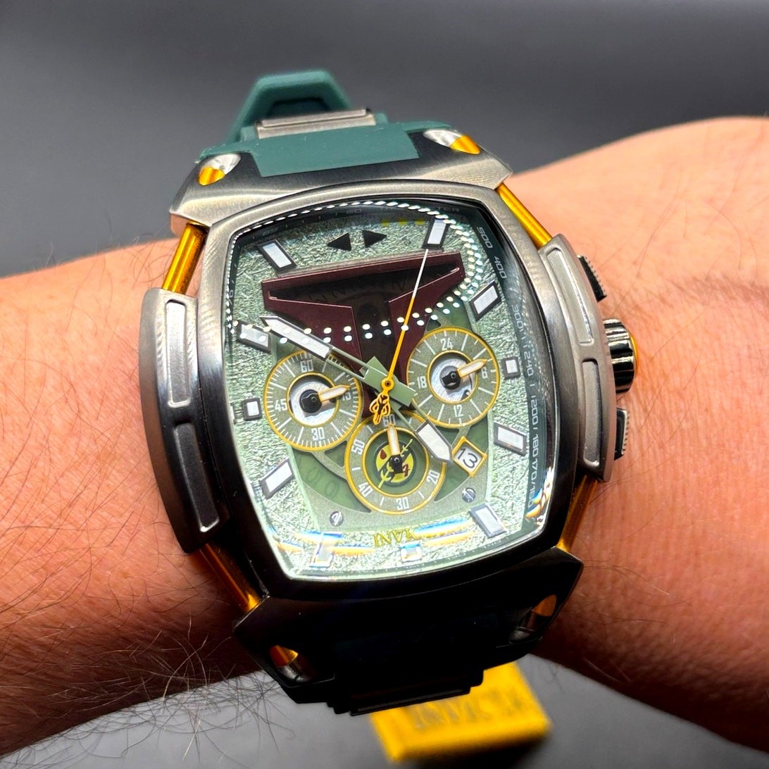 Invicta Star Wars Boba Fett Diablo 37435 LE Chronograph 53mm Watch NIB