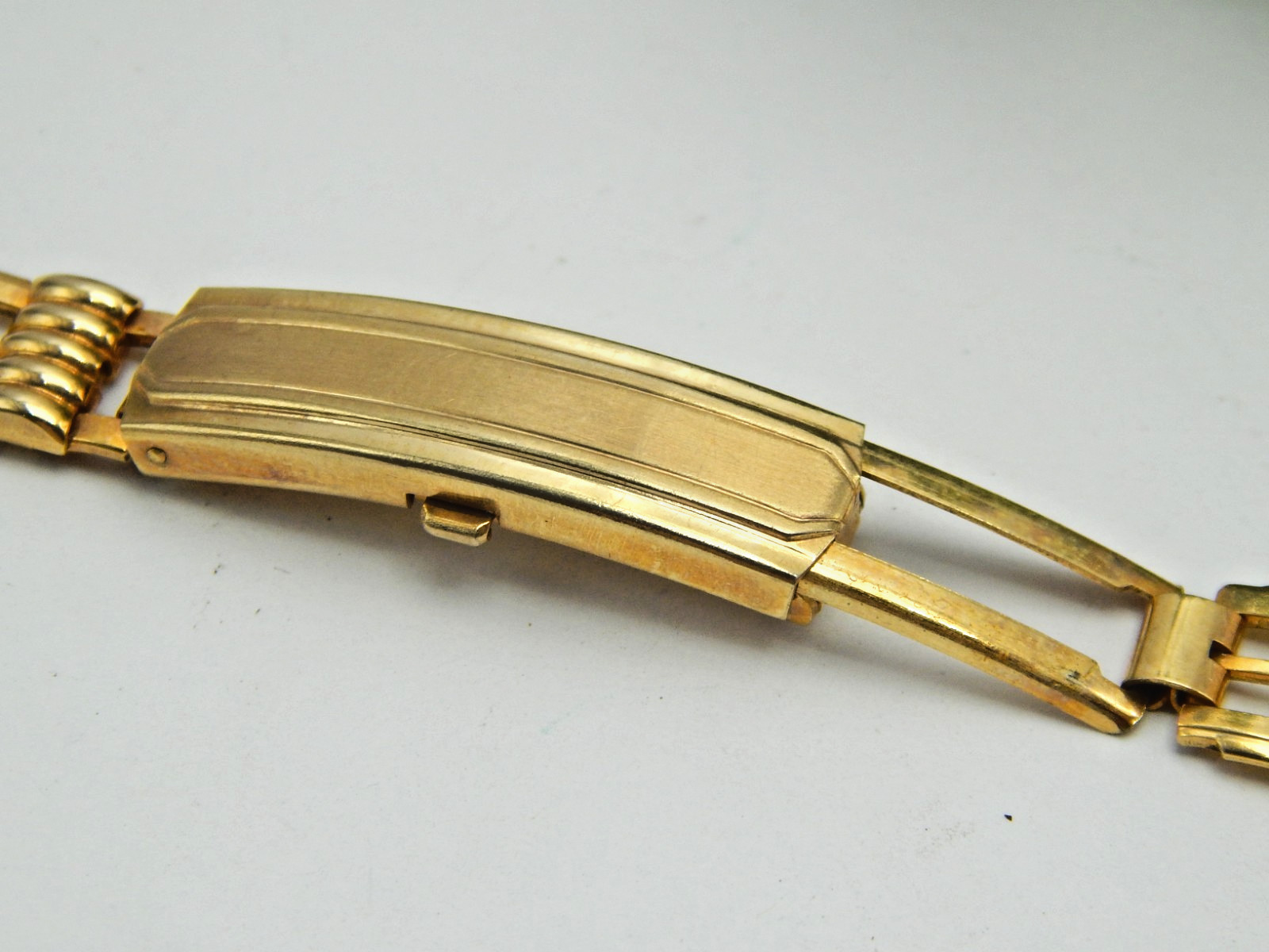 Antique 1930s art deco Peerless 1/40 12KT RGP Watch band 5/8″ 16mm NOS