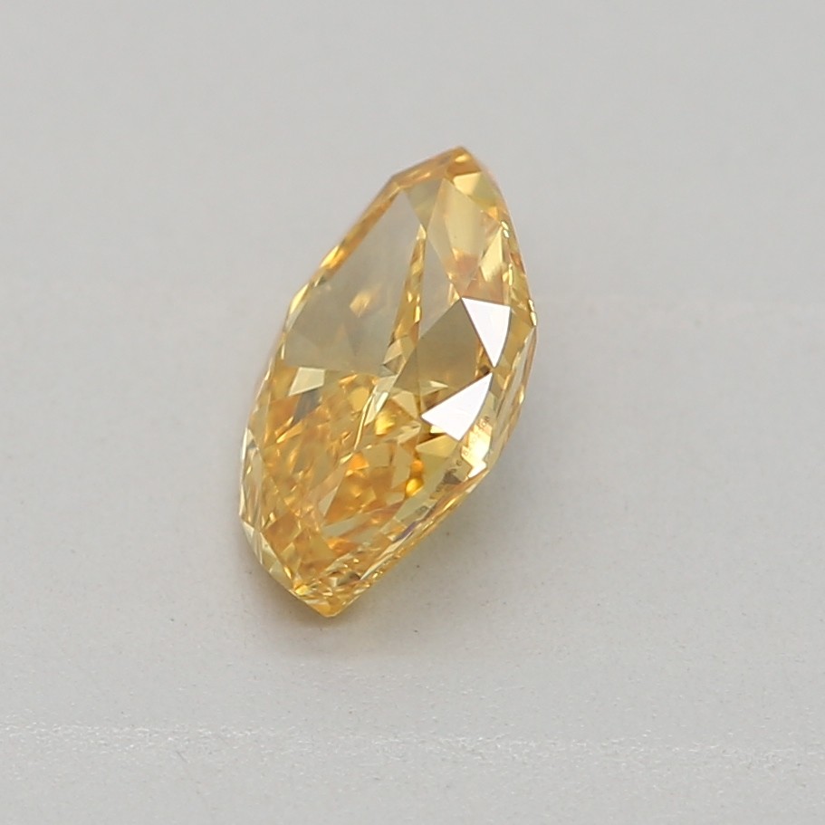 0.36 carat, Fancy Intense Orange Yellow, Marquise Shape, VS2 Clarity, GIA