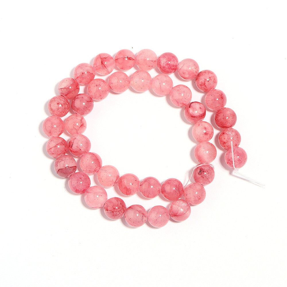 4-12mm Natural Stone Persian Jade Round Spacer Beads for Bracelet Jewelry Making