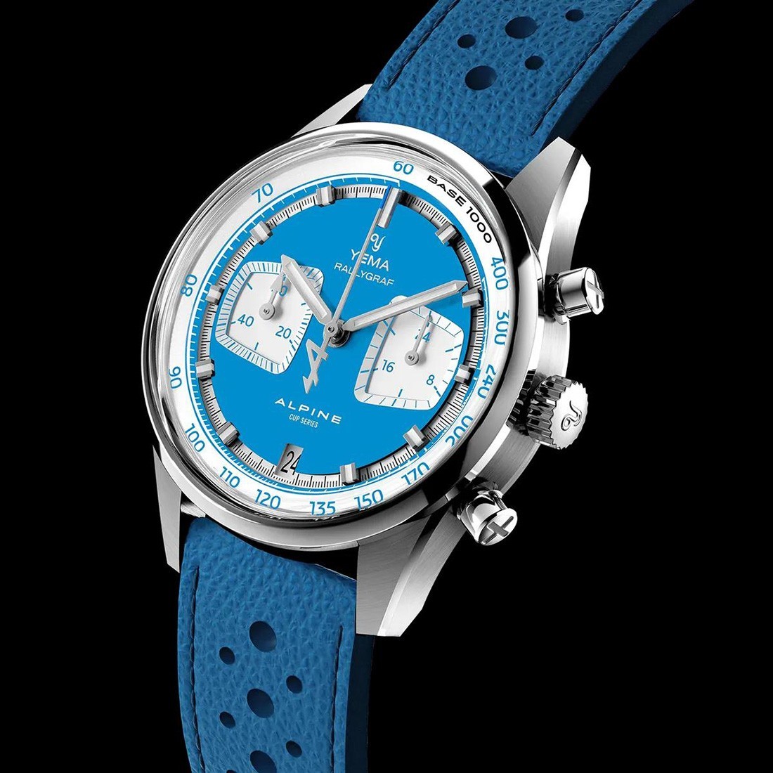 YEMA Rallygraf Alpine Chronograph Hybrid Steel Mechanical Quartz Men’s Watch