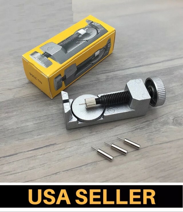 Metal Adjustable Watch Band Strap Bracelet Link Pin Remover Repair Tool Kit US