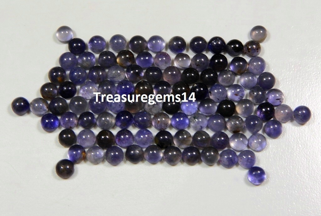 04 mm 100% NATURAL WHOLESALE LOT TRANSLUCENT BLUE KYANITE ROUND GEMSTONE 50 PCS