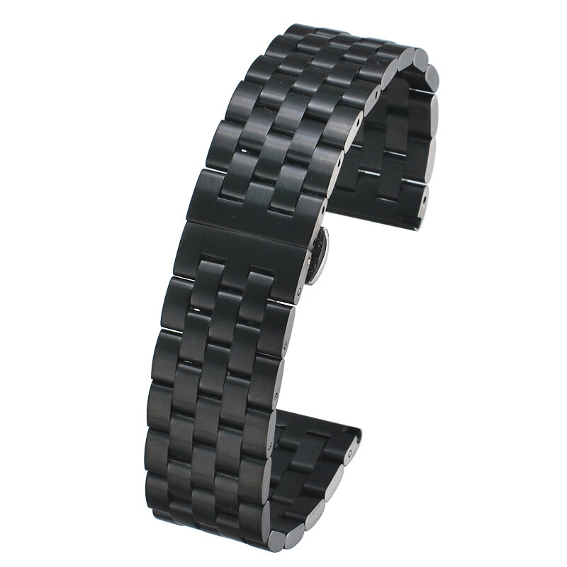 Premium Brushed Solid Stainless Steel Watch Strap Metal Bracelet18/20/21/22/24mm