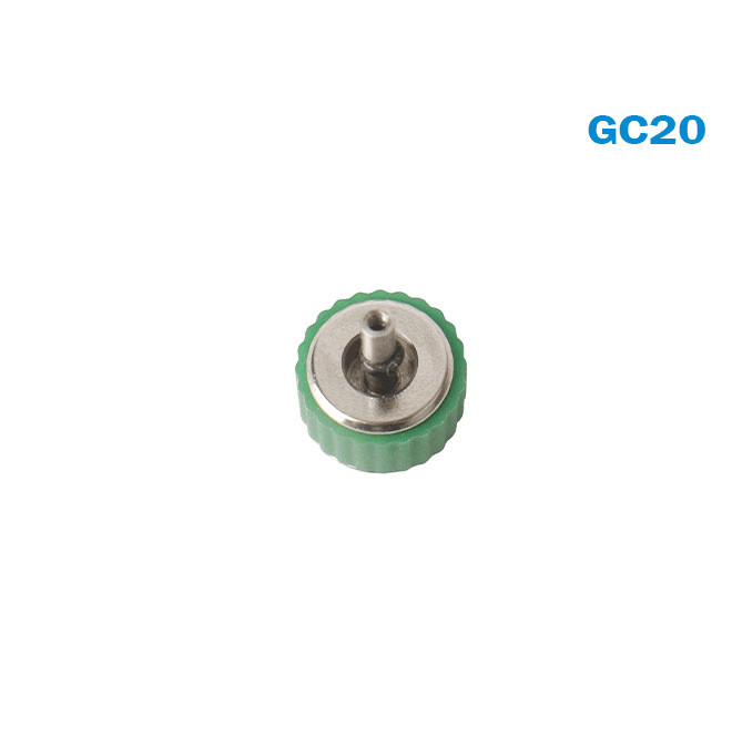 GUCCI Swiss Watch Crown-Silver/Green Color-Diameter:6.58mm #GC20