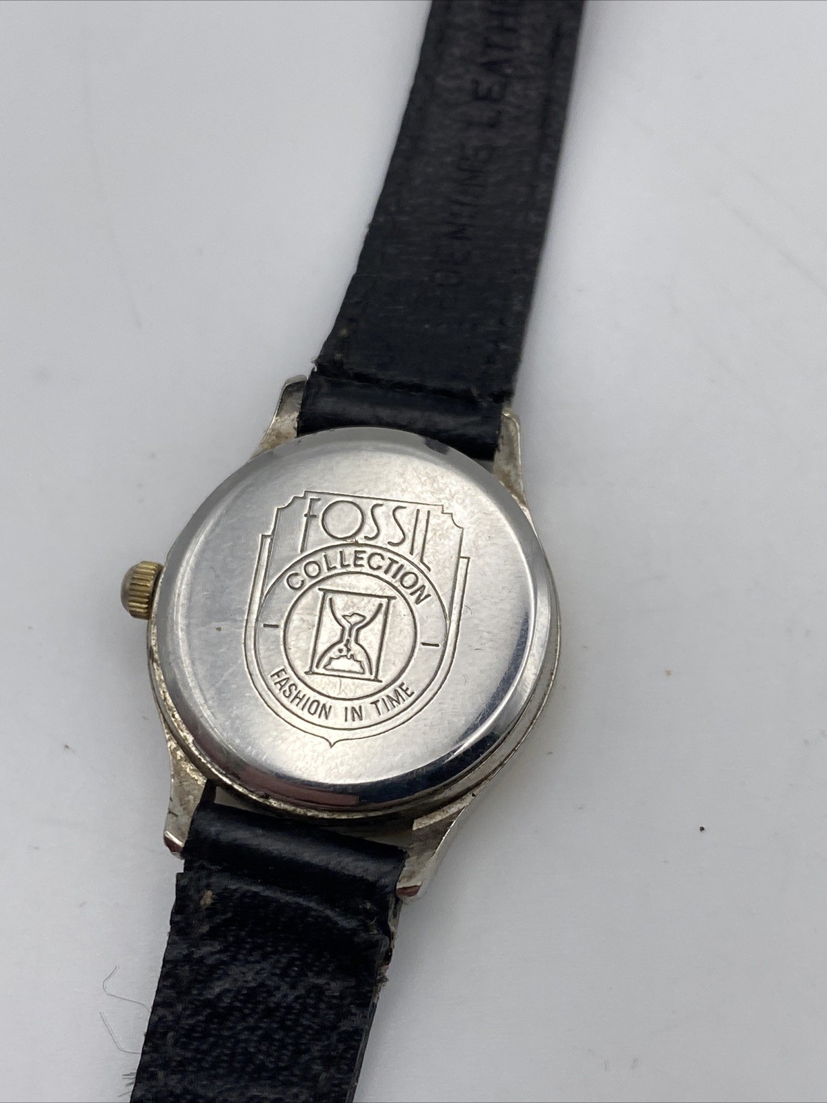 Fossil Moon Phase Women’s Watch Two Tone with Leather Band Parts/repair