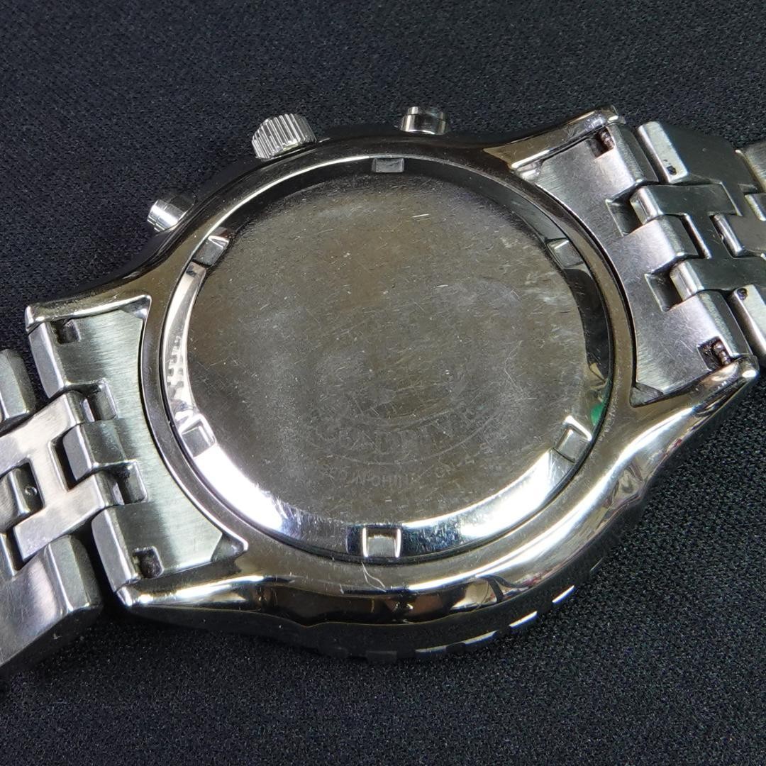 CITIZEN Promaster E812 Eco-Drive Perpetual Chronograph Watch Working Used Japan
