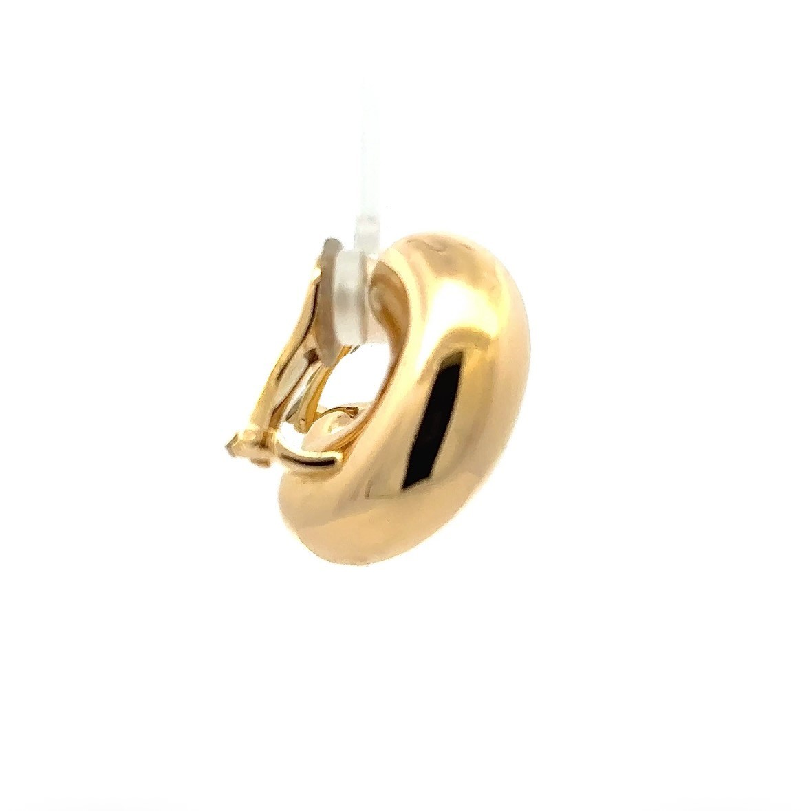 Fancy 18K Luminous Yellow Gold Earrings from Italy