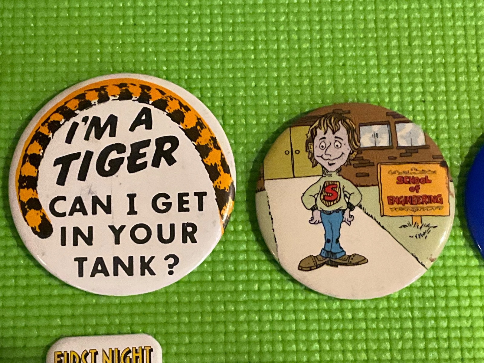 Vintage Pinback Button Collection 35+ 1970s 80s WABC No Nukes Esso TMI: U PICK