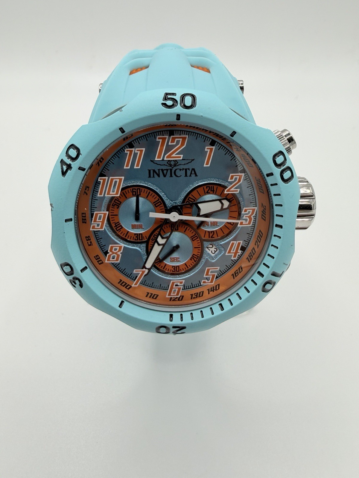 Invicta Venom Hydra 52mm Light Blue/ Orange