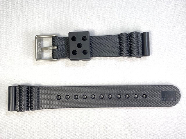 Seiko Genuine 20mm Diver’s Watch UrethaneBand Black DE39AZ for SBDX001/8L35-0010