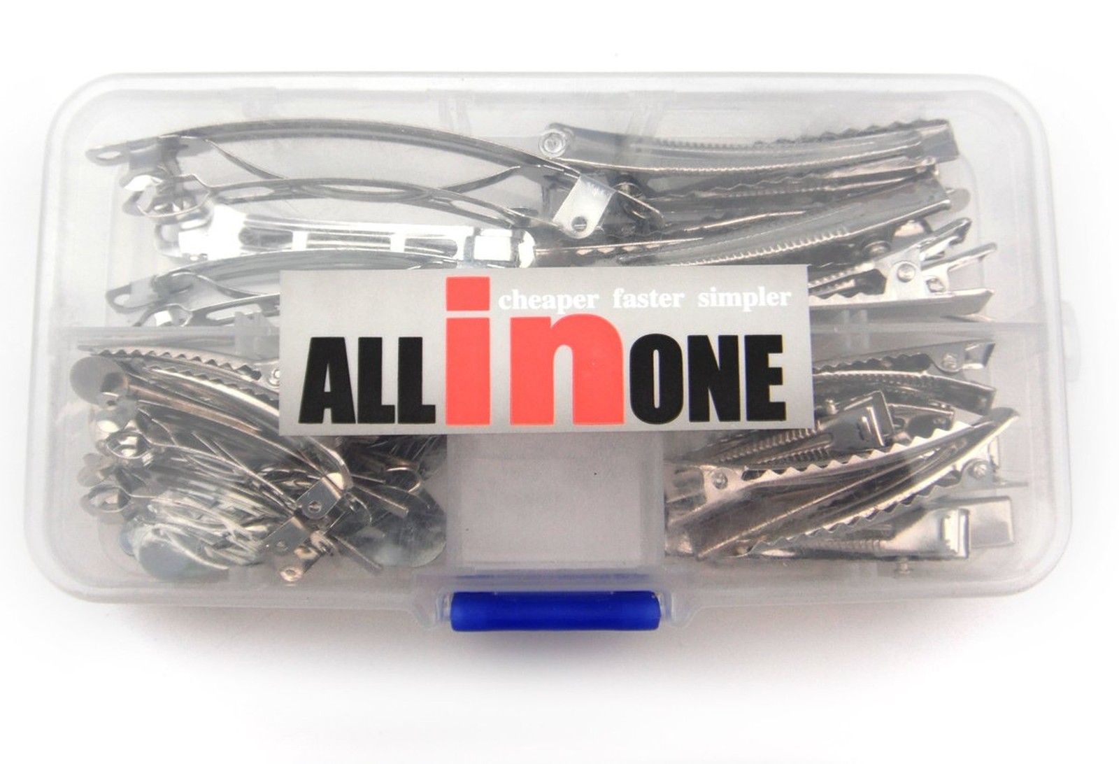 Assorted Hair Clip:18pcs Alligator +5pcs French Style+8pcs Snap Clip+4pcs Bob…