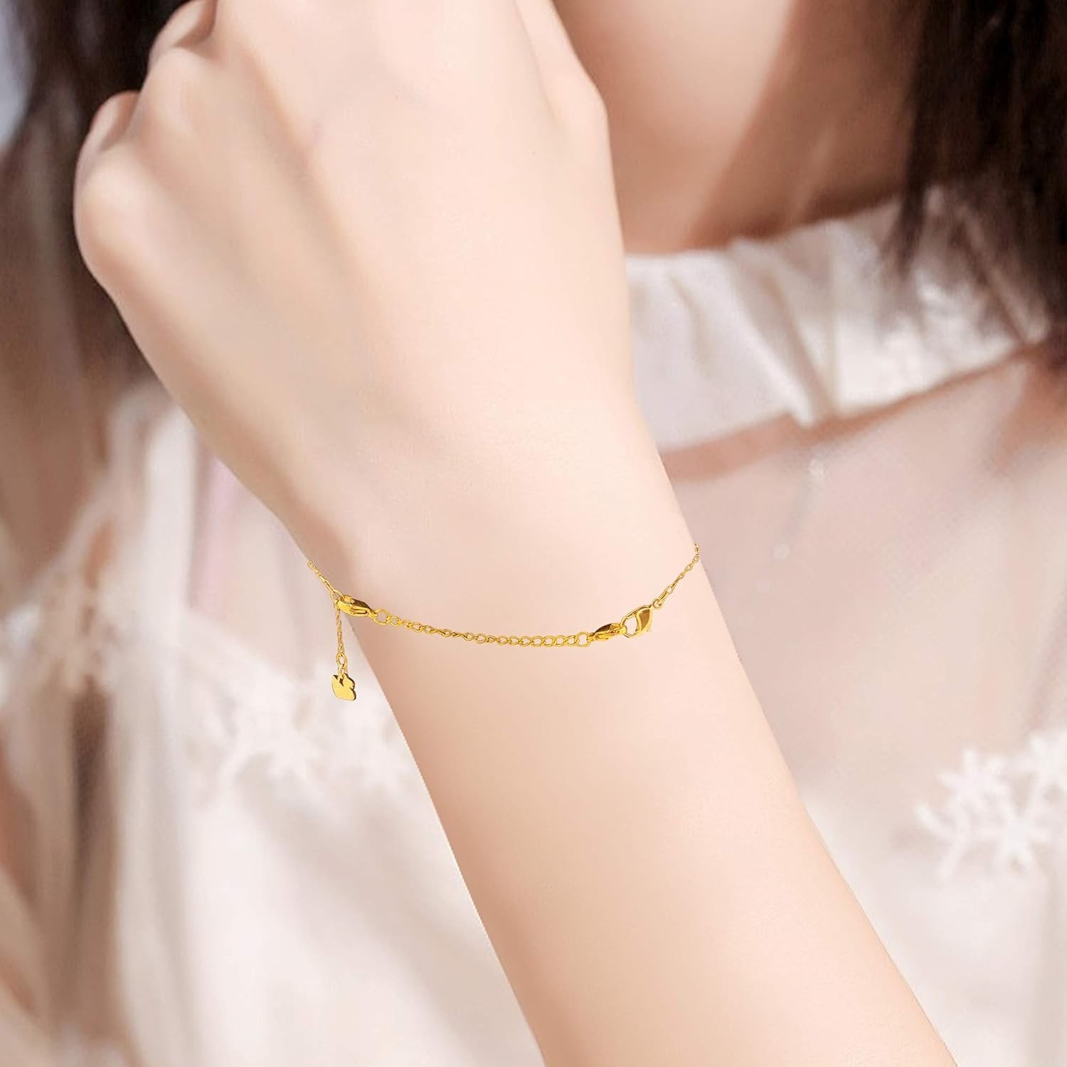 Stylish 8 Pc Gold & Silver Extender Chains for Necklaces and Bracelets, 2-6in