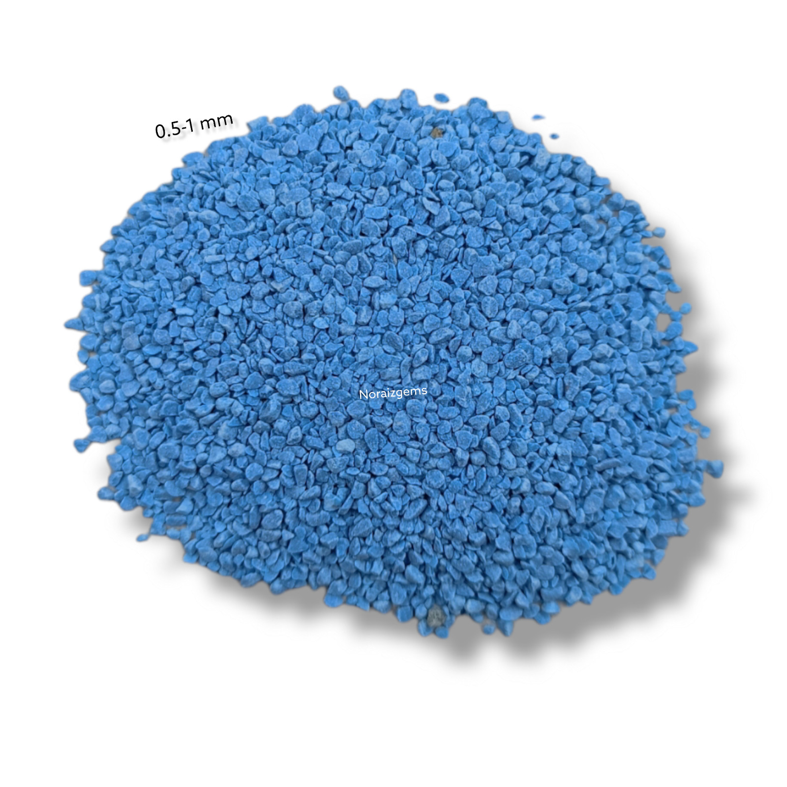 Crushed Turquoise Gemstone Coarse 0.5-1 MM Stone Powder, Healing Stone Powder