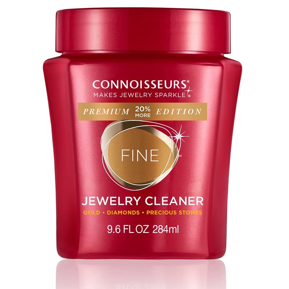 CONNOISSEURS Premium Edition Jewelry Cleaner, Value Size 9.6oz – Pick from Fine,