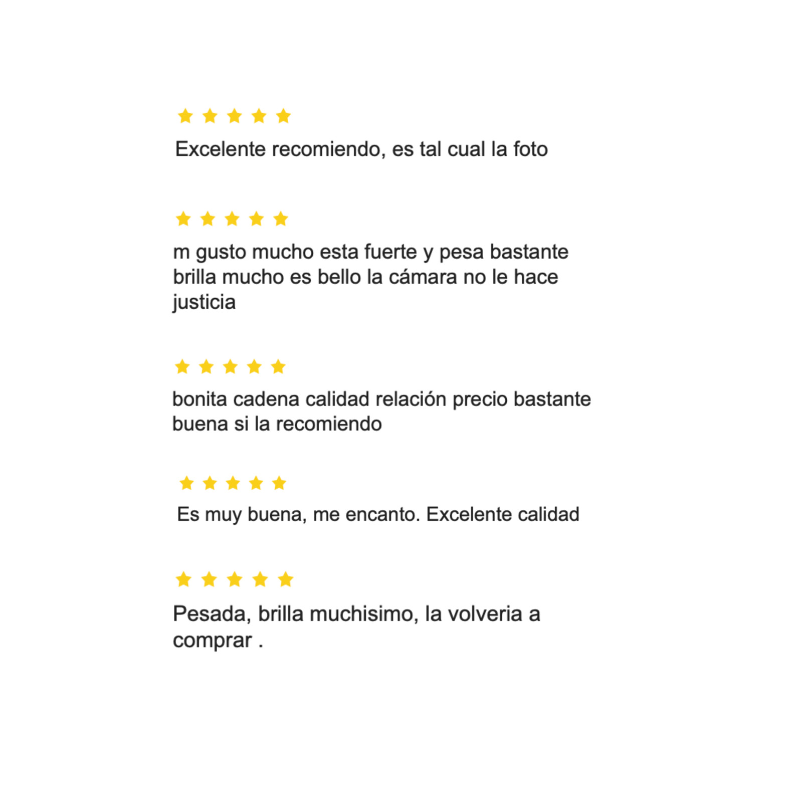 Cadenas de Plata ® Chapada en Oro 14K Para Hombre Cadena Cubana Joyería Fina
