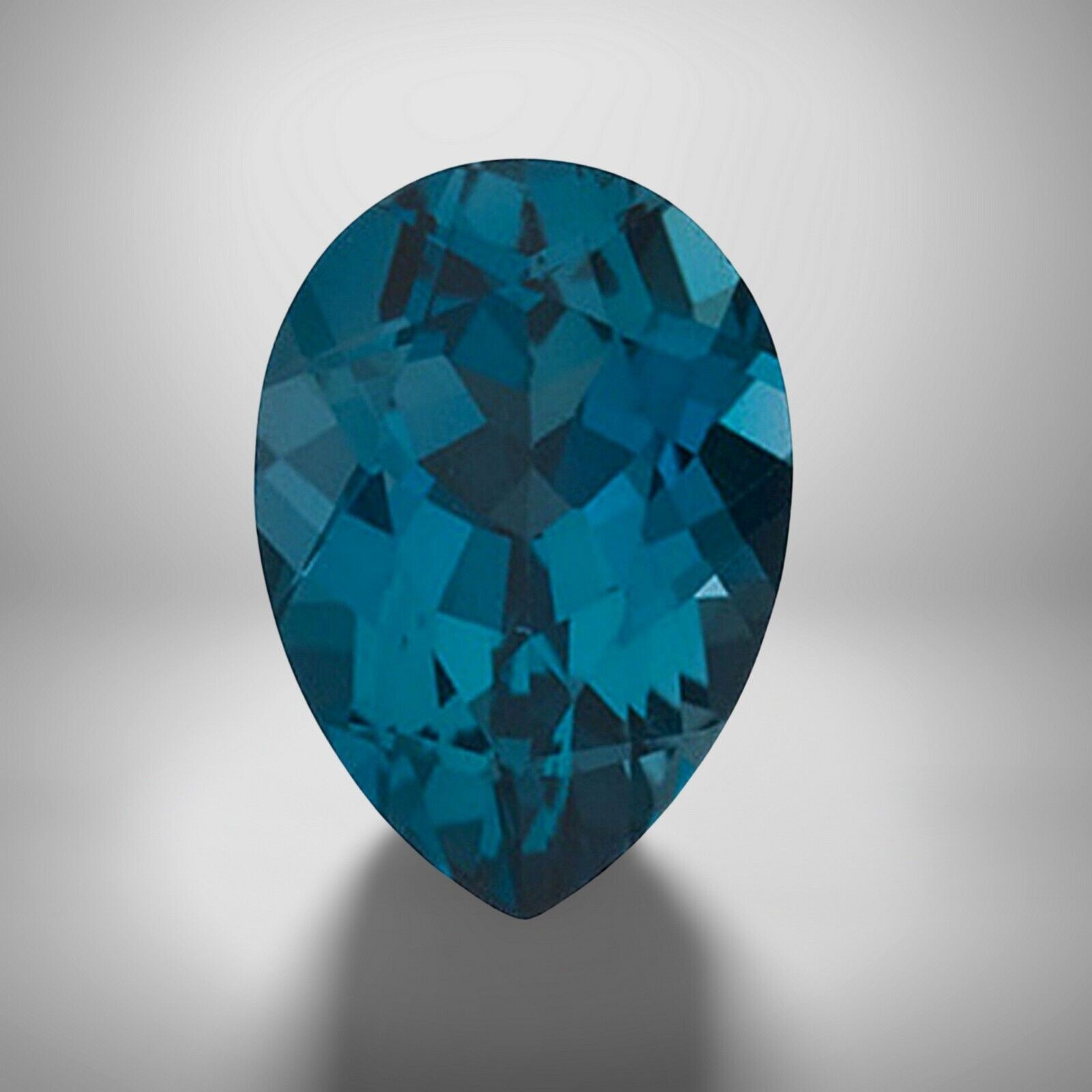 London Blue Topaz Pear Cut Gemstone 2 Cts – 10×7 mm AAA+ Loose Gem