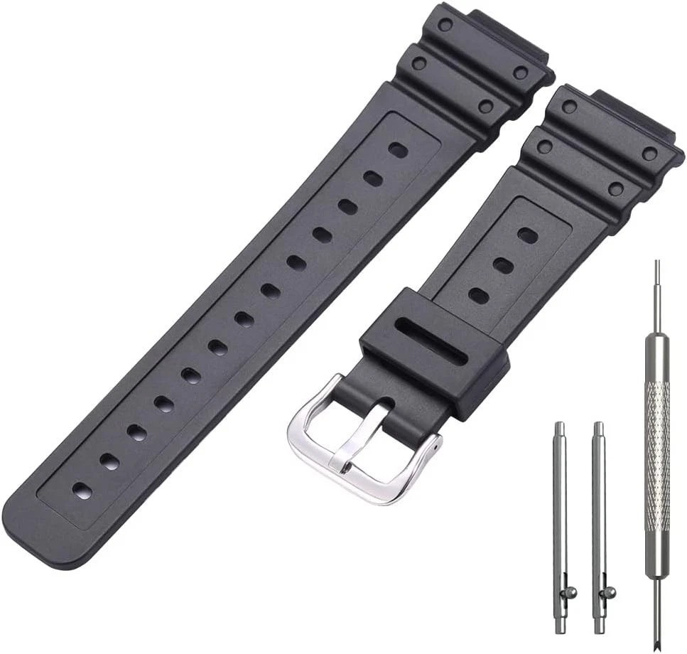 Men’s Black Resin Replacement Strap for Casio G-shock GA2100 GA2110 – Waterproof