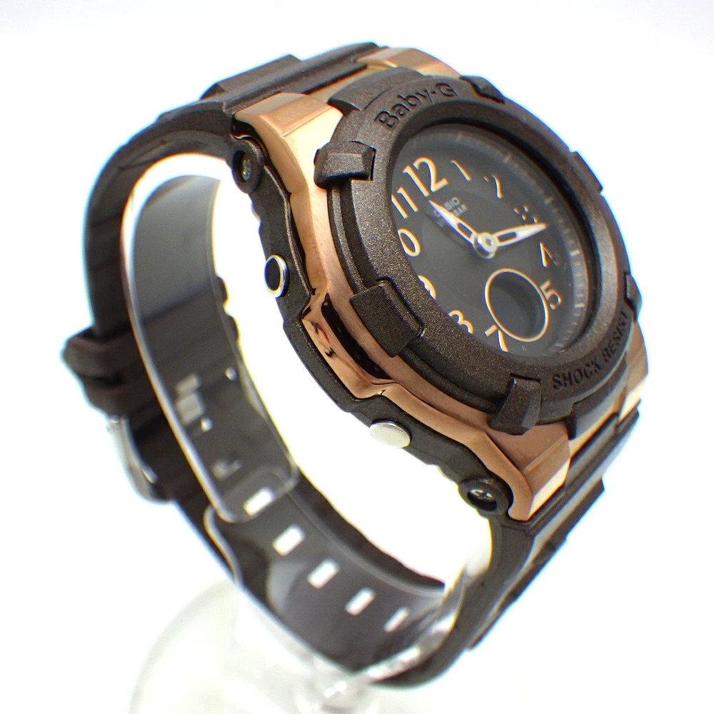 CASIO BABY G BGA 1100DC 5AJF Baby G Solar Radio Analog Digital Ladies Watch Brow
