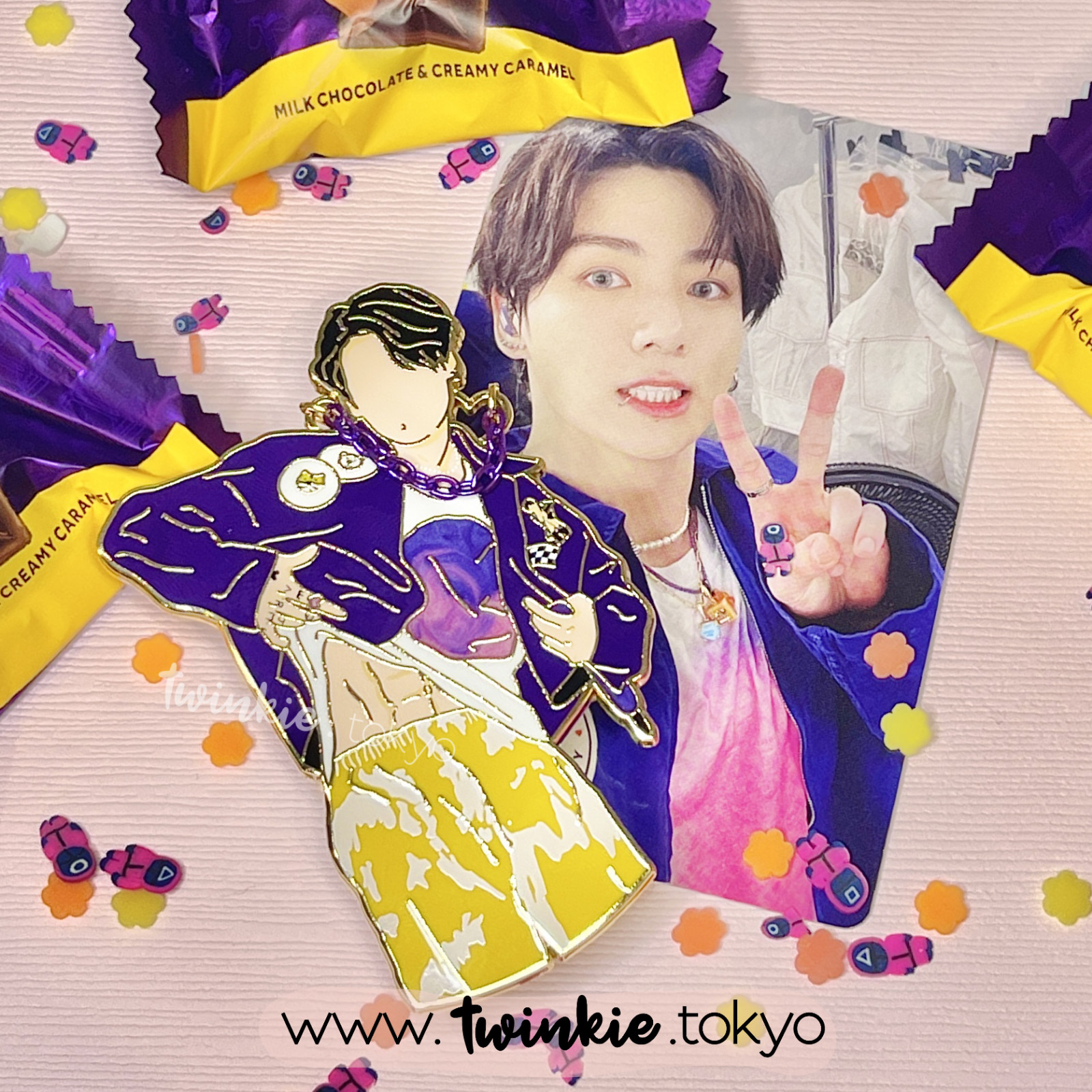 BTS 🔥 Jungkook PTD Concert Enamel Pin 🔥 Purple Abs Tour 🔥 Permission to Dance