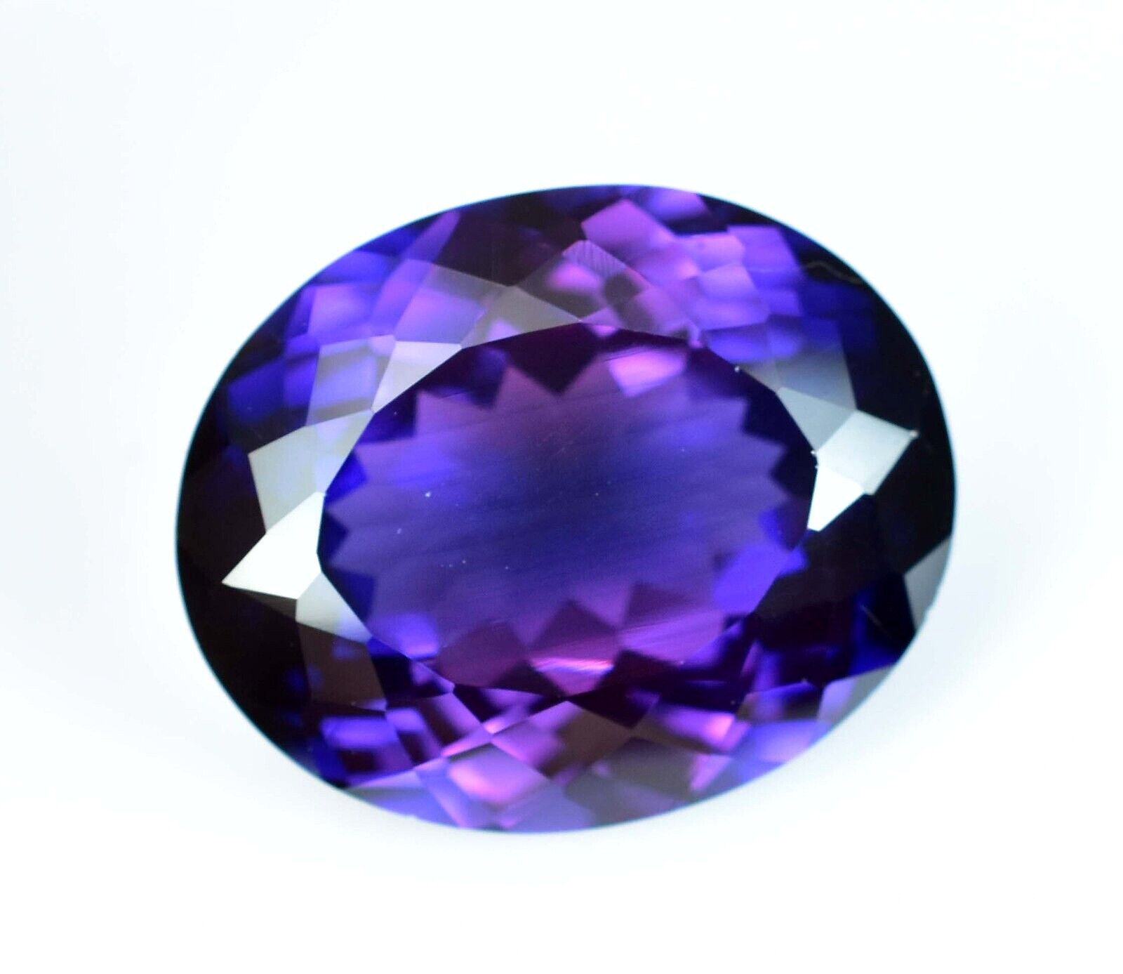 FLAWLESS Natural Purple-Blue Tanzanite 38.20 CT Oval IF Certified Loose Gemstone