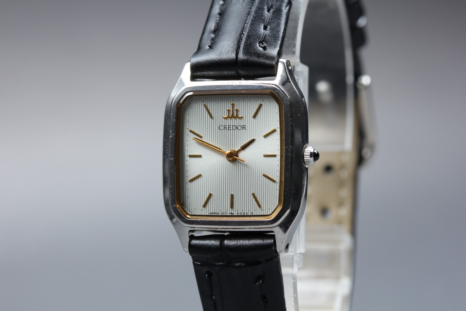 [Near MINT] SEIKO Credor 1271-5020 21mm Silver Dial Quartz Women’s Vintage Watch