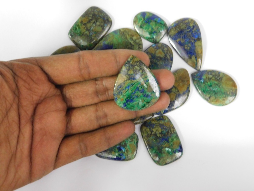 Fancy Shattuckite Cabochon Gemstone For Making Jewelry Wholesale Lot 71334