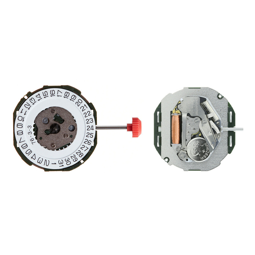 23.3mm 3-Hand Date @ 3 Quartz Watch Movement with Battery&Stem For Miyota 2115