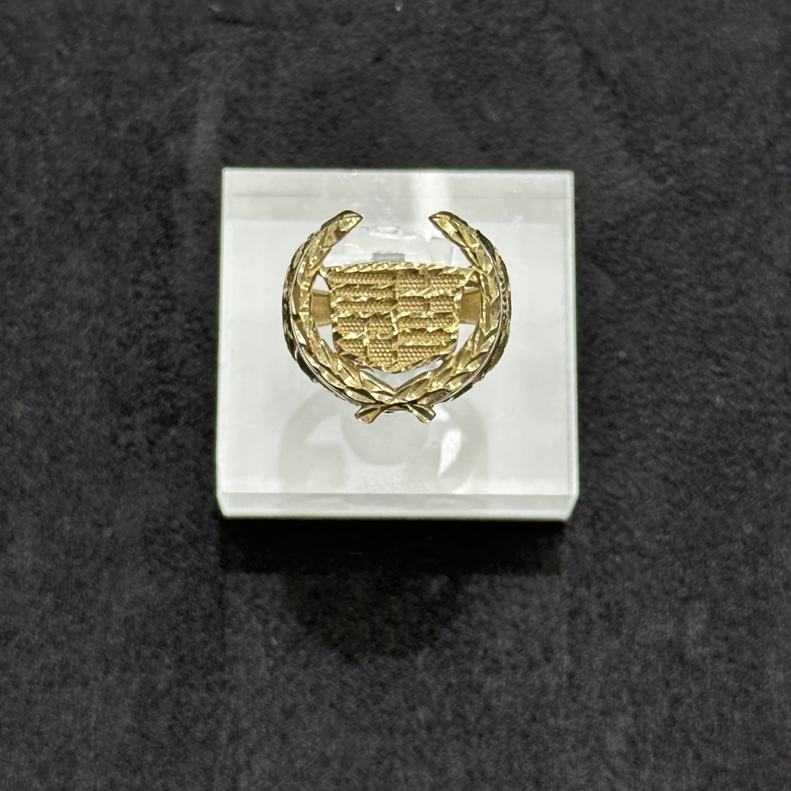 Real Gold 10k Gold Cadillac Ring ANY SIZE