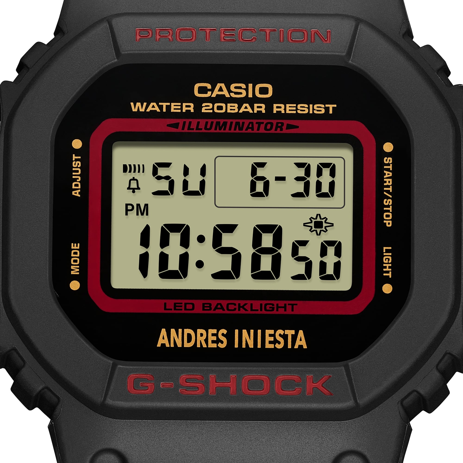 CASIO G-SHOCK DW-5600AI-1JR ANDRES INIESTA Signature Model Digital Watch 42.8mm