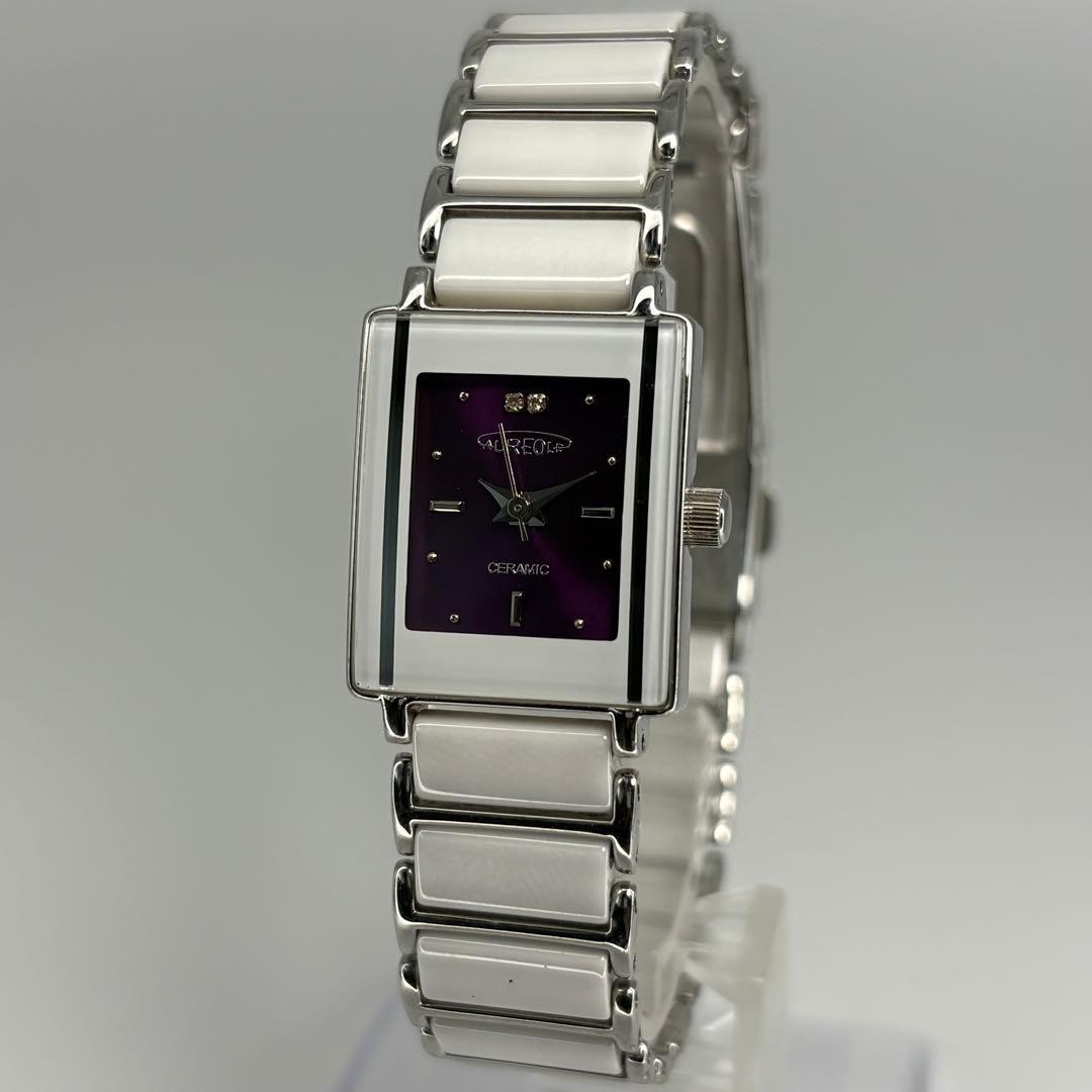 AUREOLE Breath Type Quartz Watch Ceramic