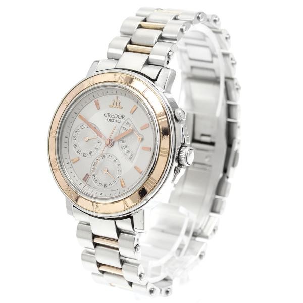 Seiko Credor Pacific GCBG998/4S77-0020 39mm Silver Dial Automatic Watch #C6669