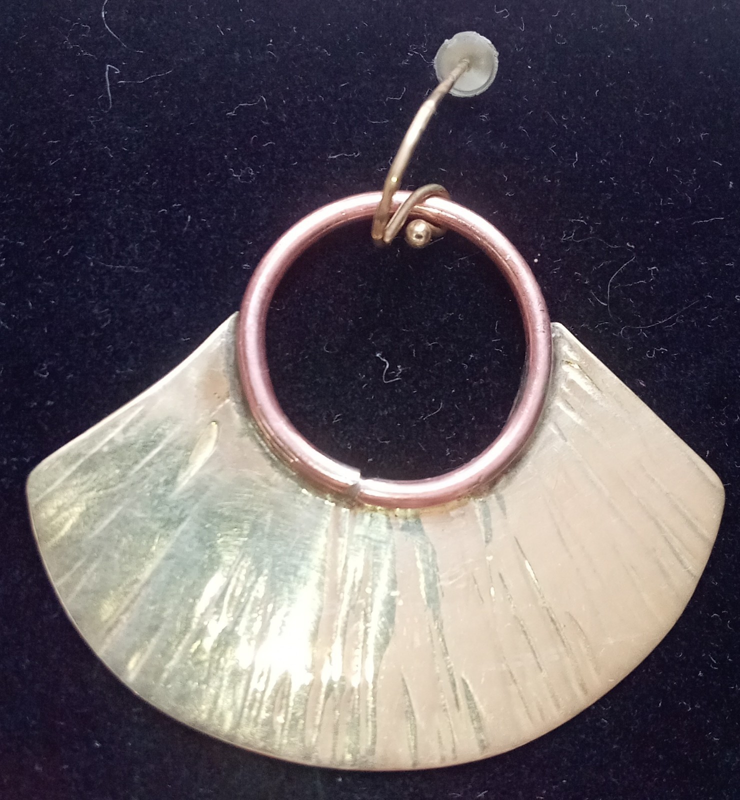 Pure Copper &Brass Set Cuff Bracelet & Earrings Renoir Style Handmade…