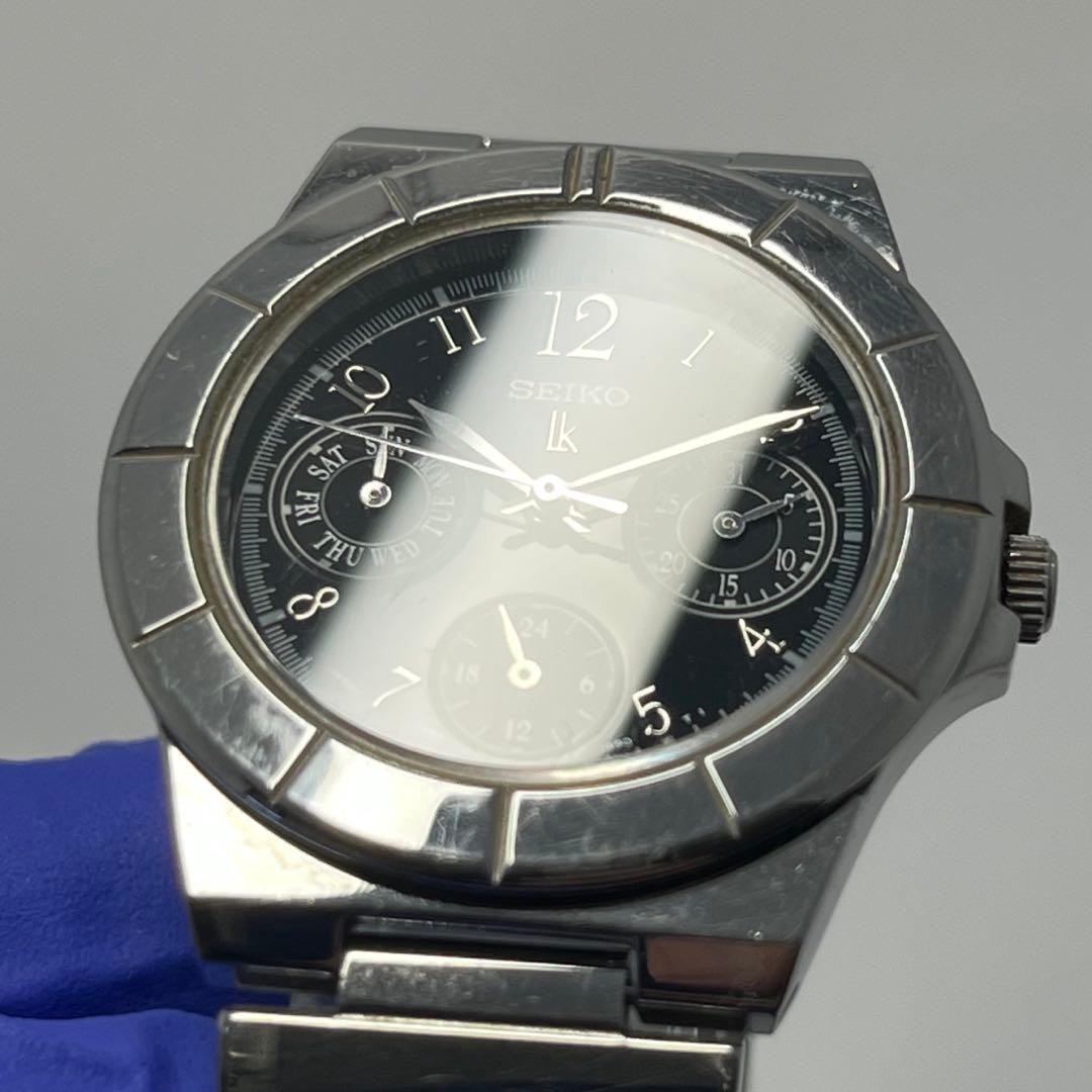 Seiko Lukia Quartz Dress Watch Womens Cal 5Y89-0B30 34mm wrist 14cm/5.5in