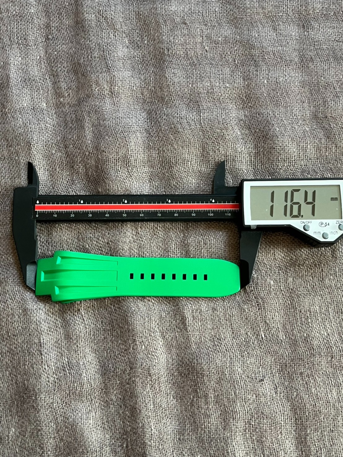 Authentic Richard Mille Green Rubber Strap For RM028 28M
