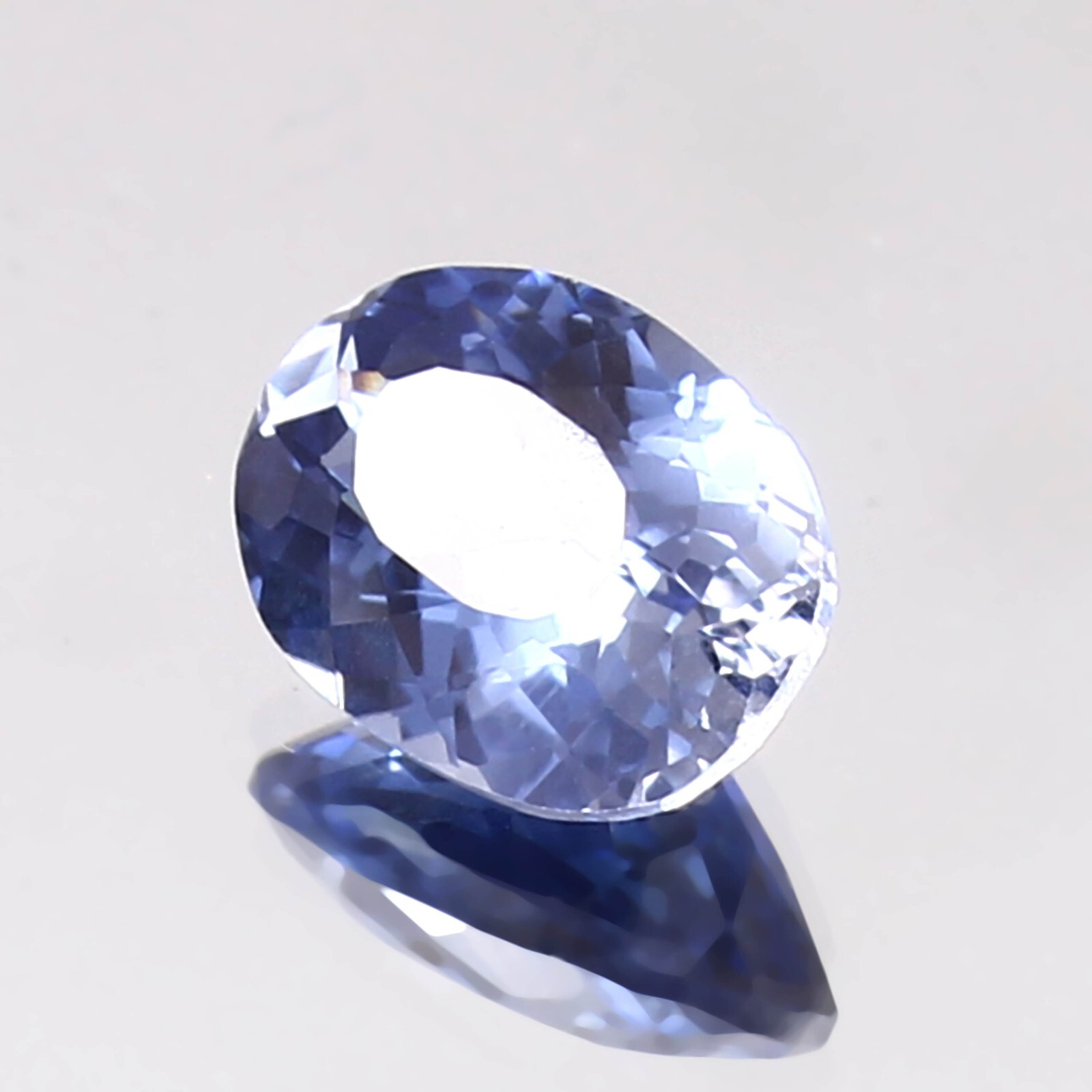 2.80 CT AAA Natural Ceylon Pastel Blue Sapphire Loose Oval Gemstone Cut 10×7 MM