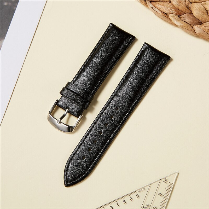 Watch Band Genuine Leather Belt Bracelet Wrist Strap Watchband Men Women Fashion