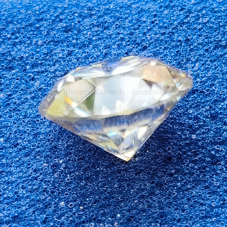 15 MM Loose Moissanite Stone White D Color FL Round Cut With GRA Moissanite