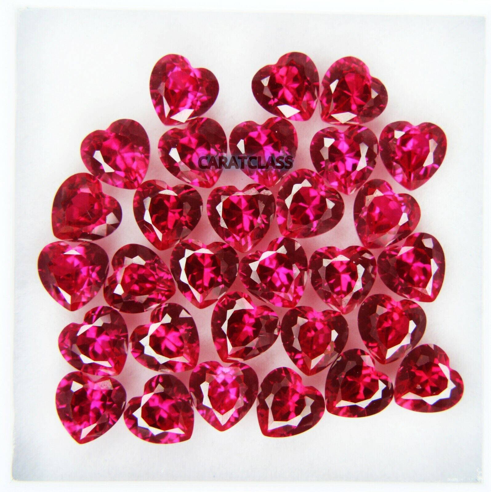 EPIC GEMS-6mm Heart Shaped Mogok Natural Ruby Loose Gemstone Certified-1 pc
