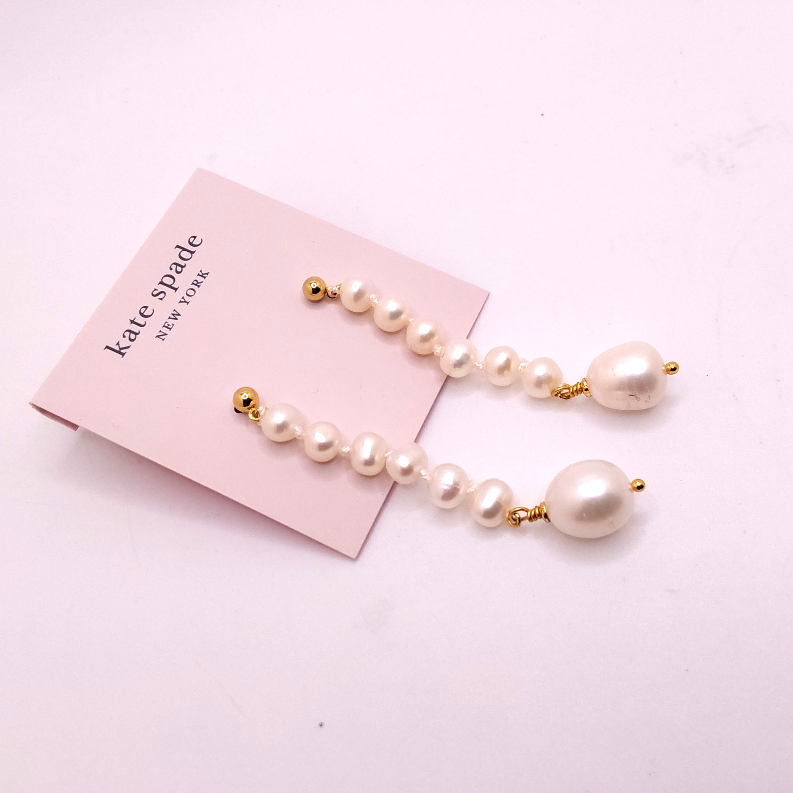 Kate Spade New York Pearl Play Freshwater Pearl Linear Dangle/Drop Earrings