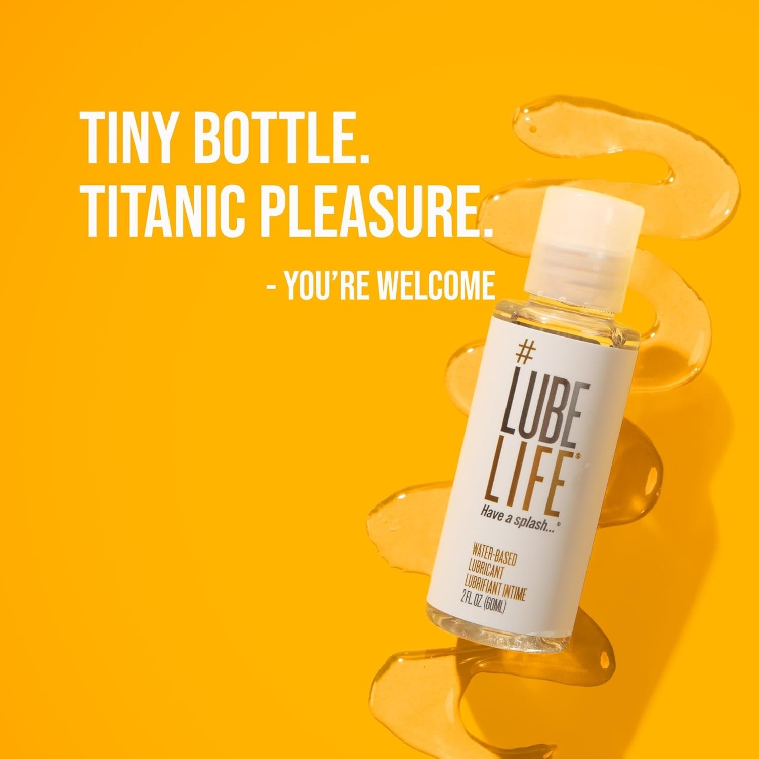 LubeLife Water-Based Lube – Personal Lubricant for Men, Women & Couples, Travel