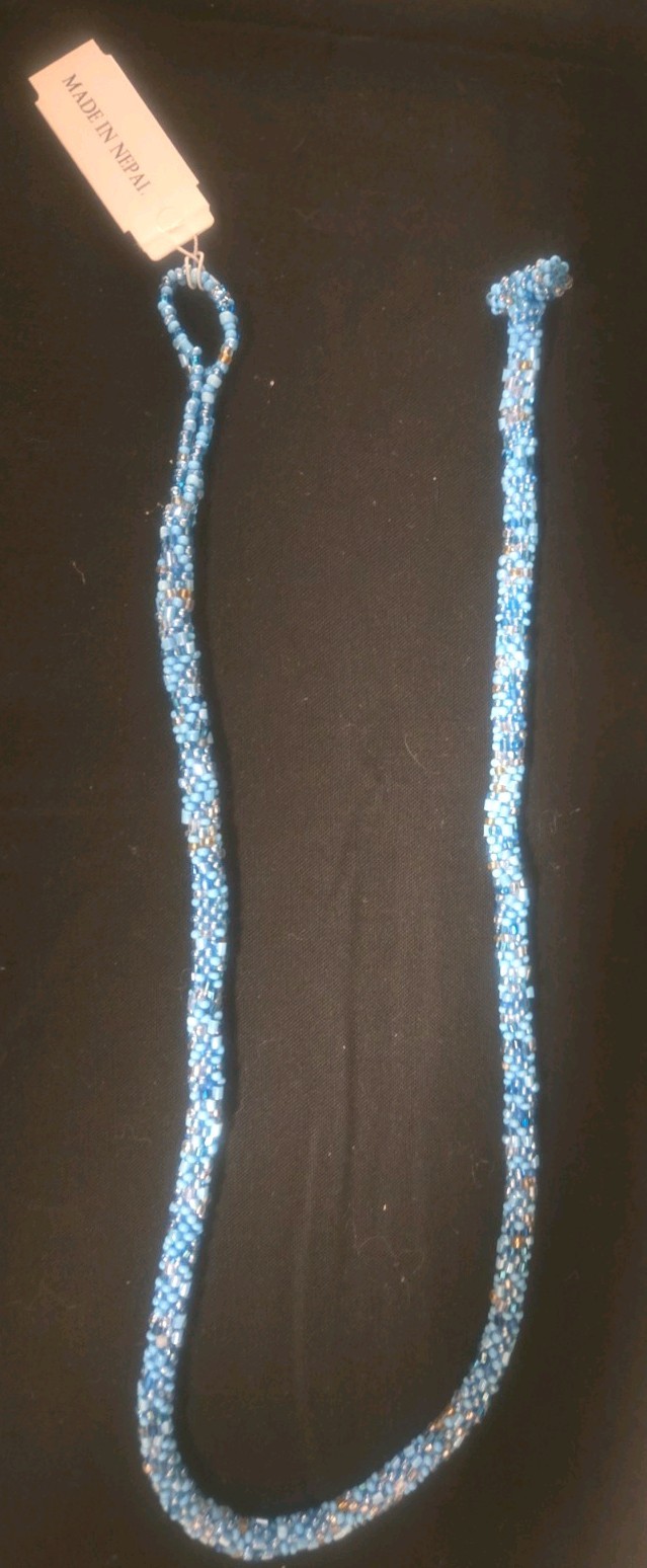 Himalayan Gems Necklace, made In Nepal, 20 1/2″ Long
