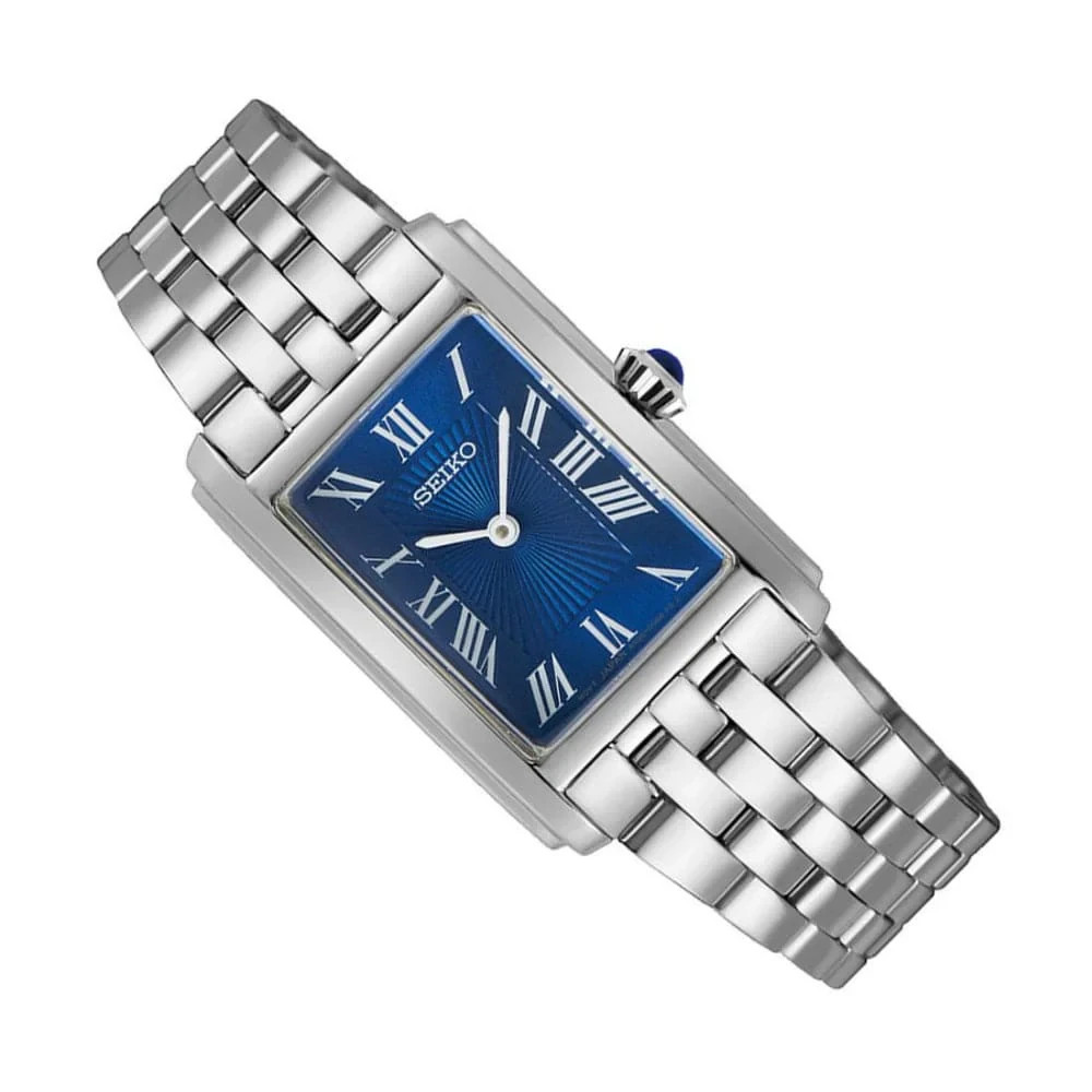 Seiko SWR085P1 Women’s Quartz Blue Dial Stainless Steel Bracelet Watch