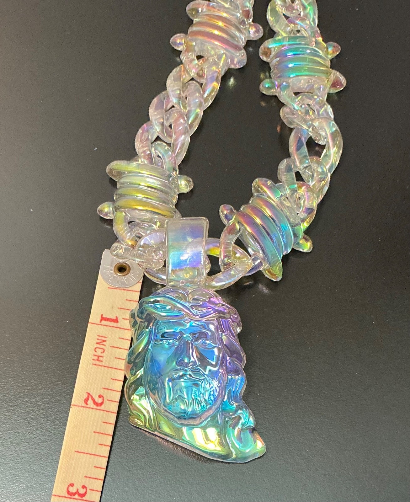 HipHop Necklace Jesus Crown Thorns Pendant New Men Women Teen Iridescent Jewelry