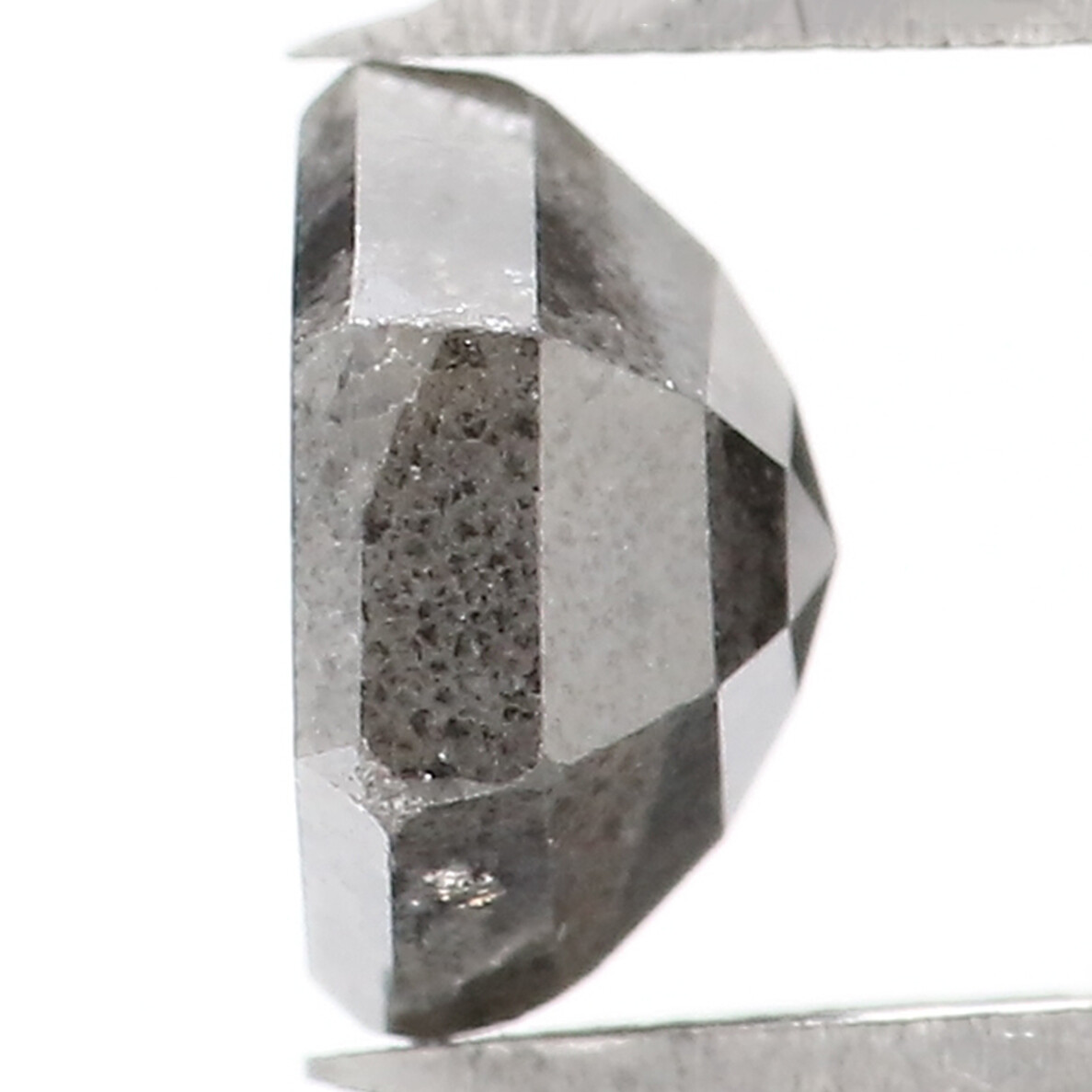 1.05 CT Natural Loose Hexagon Cut Diamond 6.40 MM Salt And Pepper Diamond KQ2406