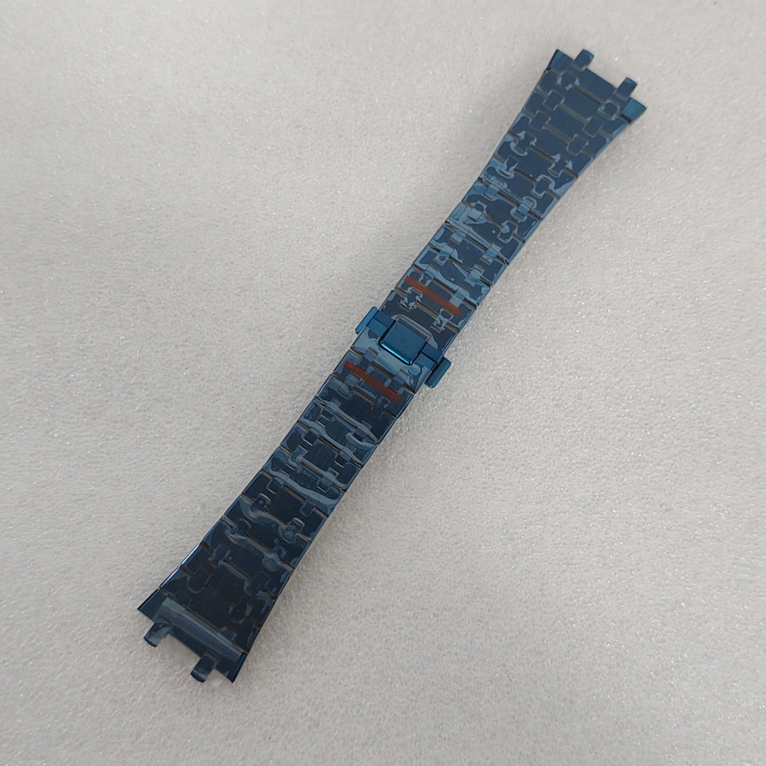 41mm Electroplate Blue Watch Case Sapphire for Nh35 Nh36 Movement 31.8mm Dial